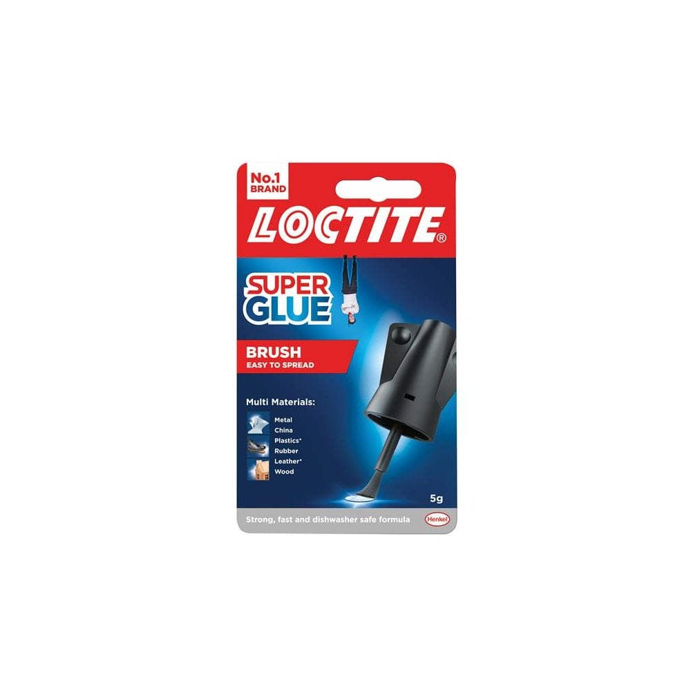 Loctite Super Glue Liquid, Brush Bottle 5g