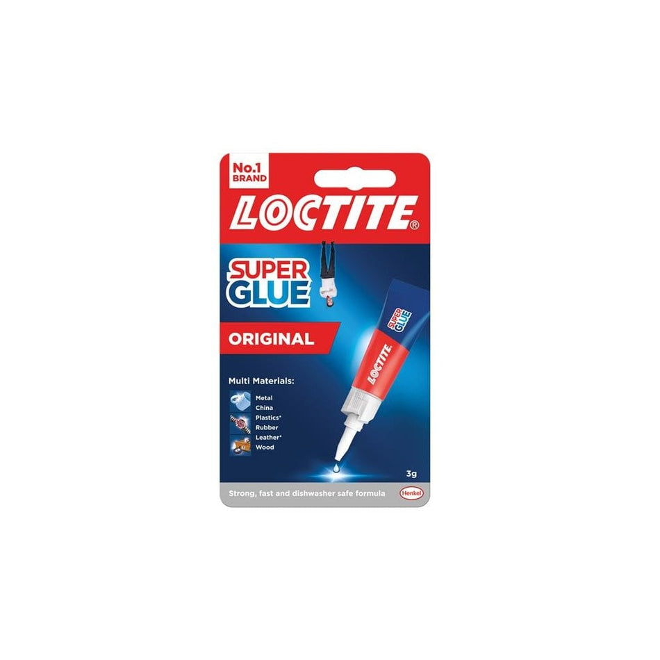 Loctite Super Glue Liquid, Tube 3g