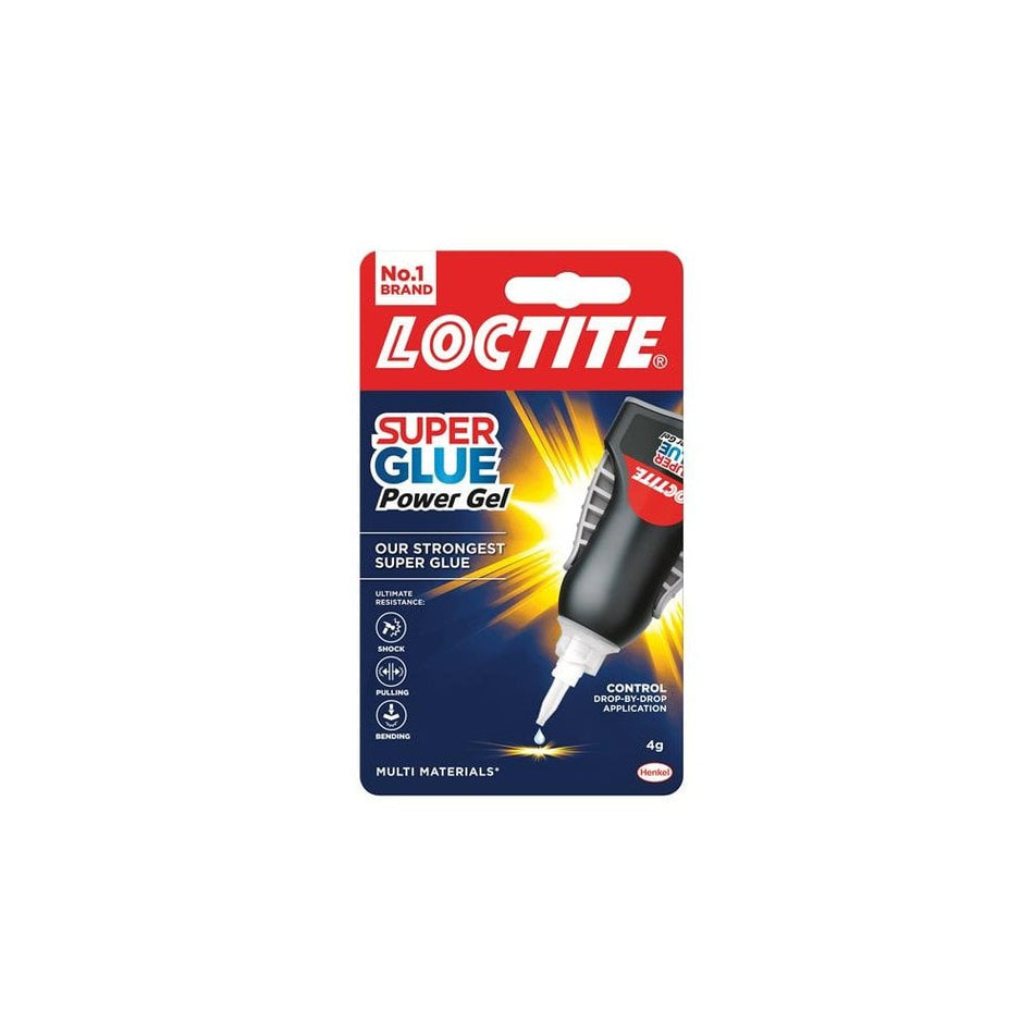 Loctite Super Glue Power Flex Control, Gel Bottle 4g
