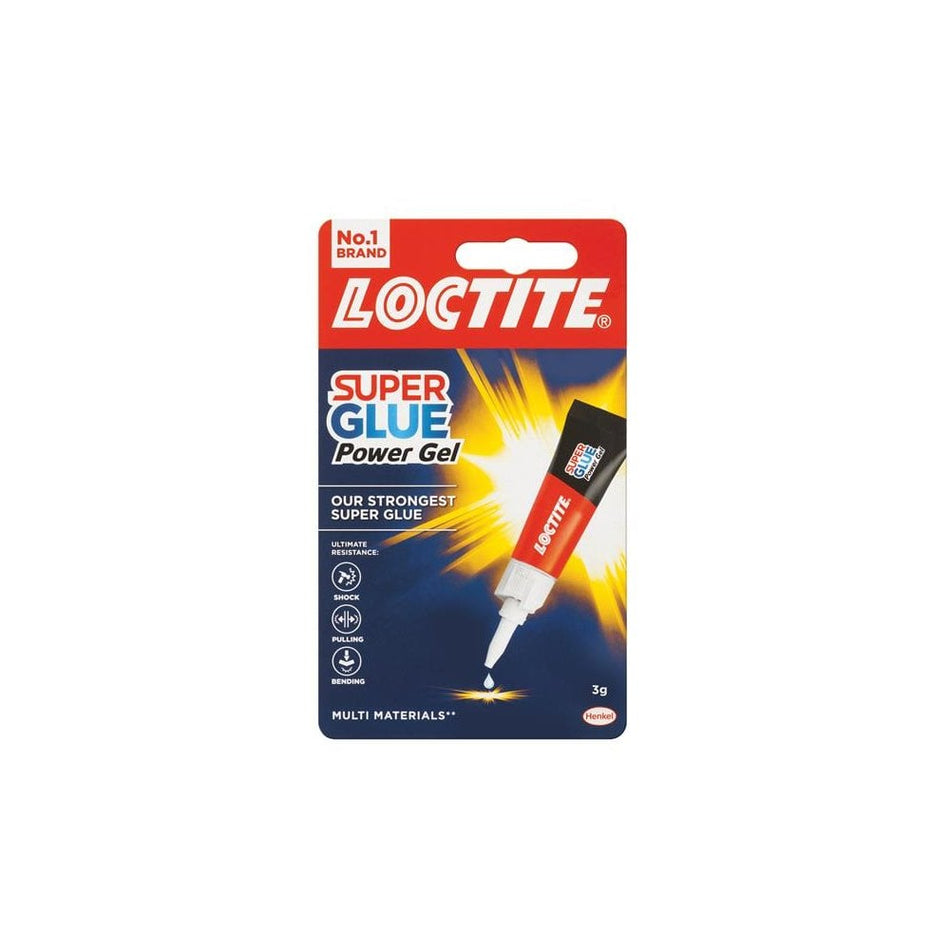 Loctite Super Glue Power Gel, Tube 3g