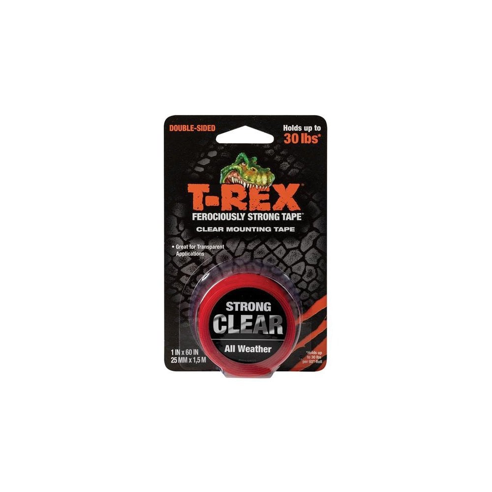 Shurtape T-REXÂ© Clear Mounting Tape 25mm x 1.5m
