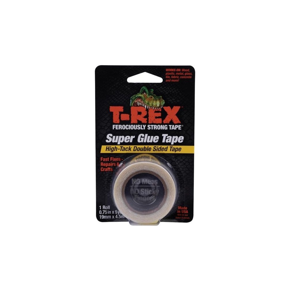 Shurtape T-REXÂ© Double-Sided Superglue Tape 19mm x 4.5m