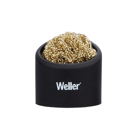 Weller Brass Wire Sponge Cleaner with Holder