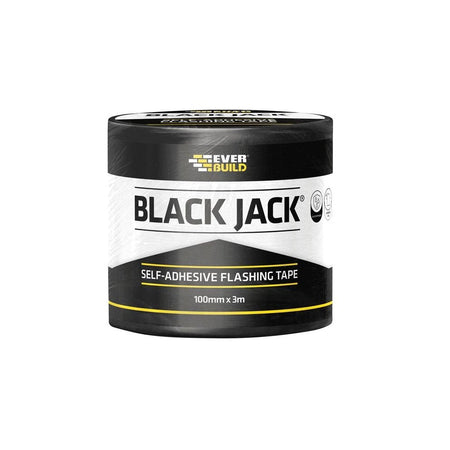 Everbuild Black JackÂ© Flashing Tape, DIY 100mm x 3m
