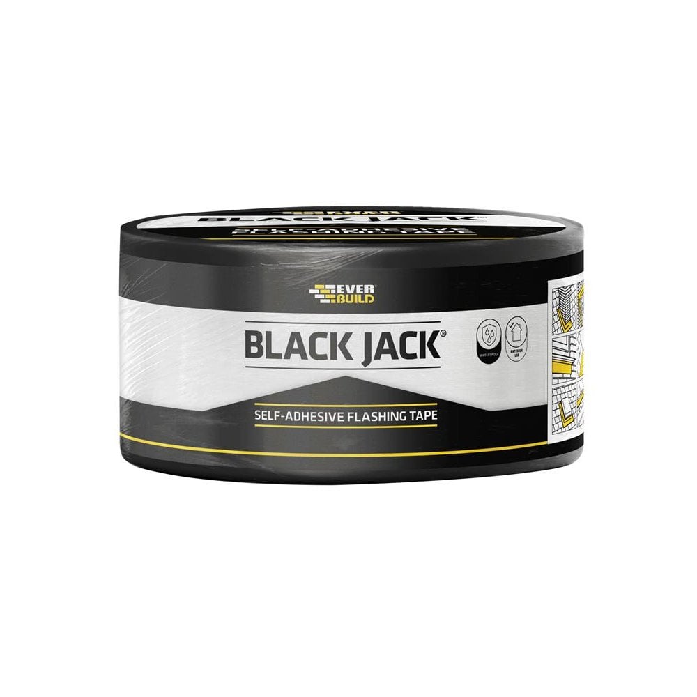Everbuild Black JackÂ© Flashing Tape, Trade 225mm x 10m