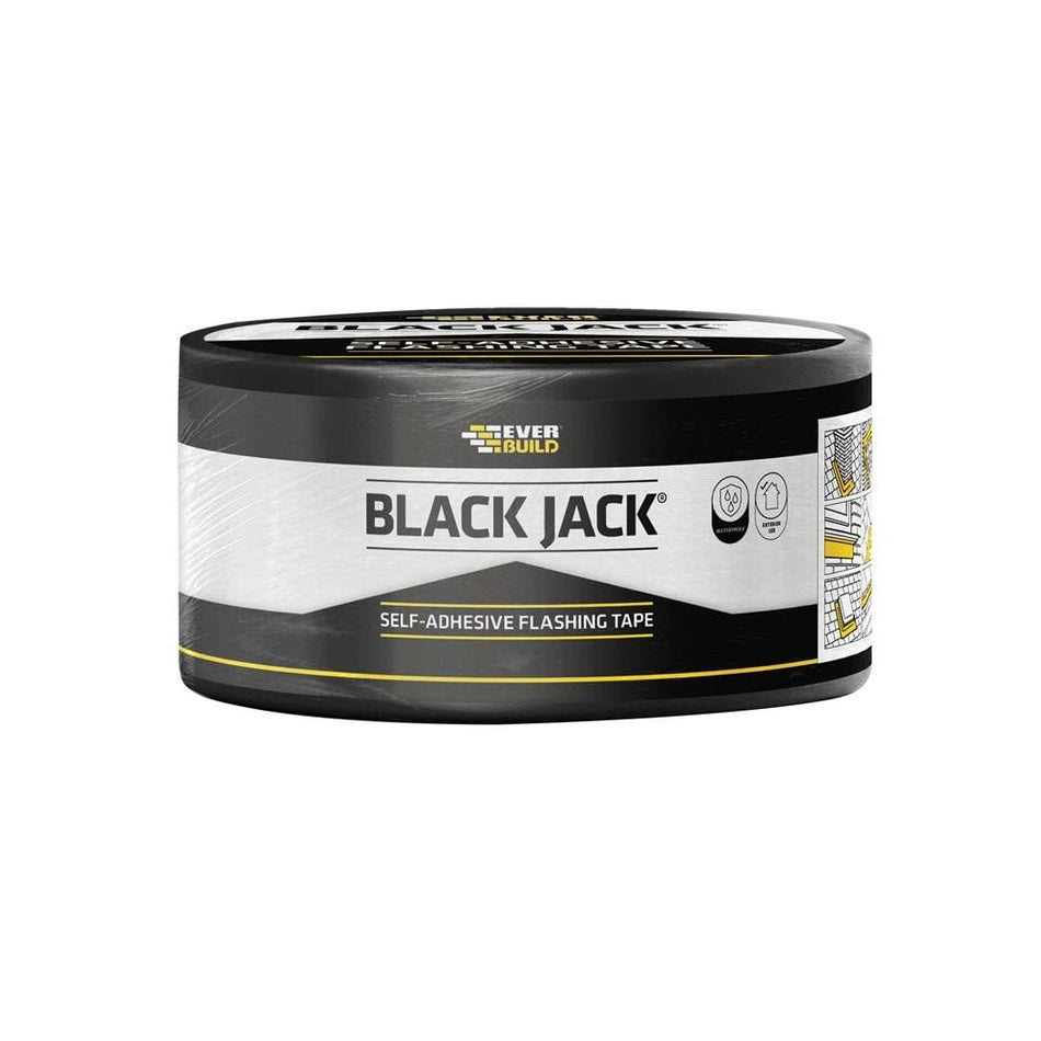 Everbuild Black JackÂ© Flashing Tape, Trade 450mm x 10m