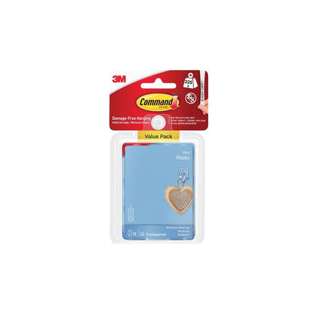 Command? Clear Mini Hooks Value Pack (Pack 18)