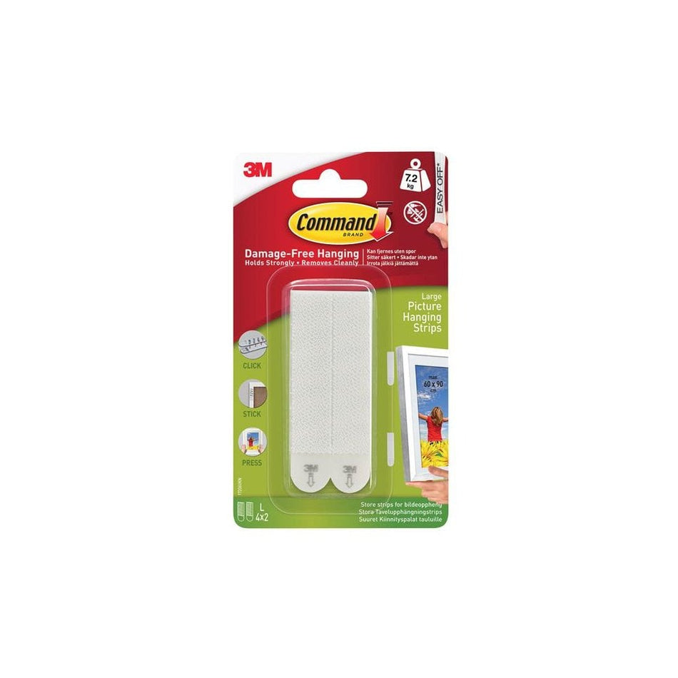 Command? Picture Hanging Strips, Large (Pack 4)