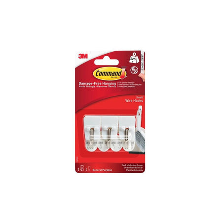 Command? White Wire Hooks (Pack 3)