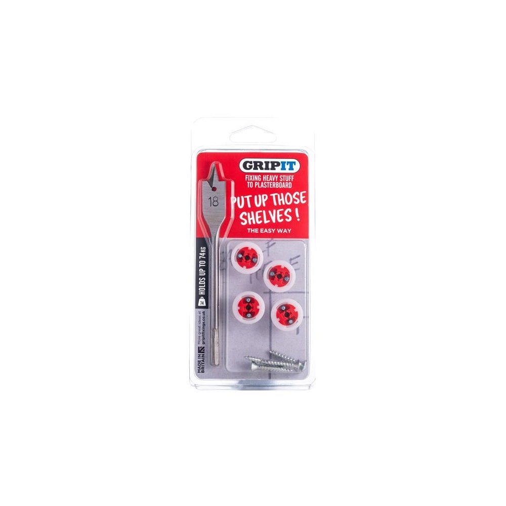 Gripit Shelf Kit Clam Pack