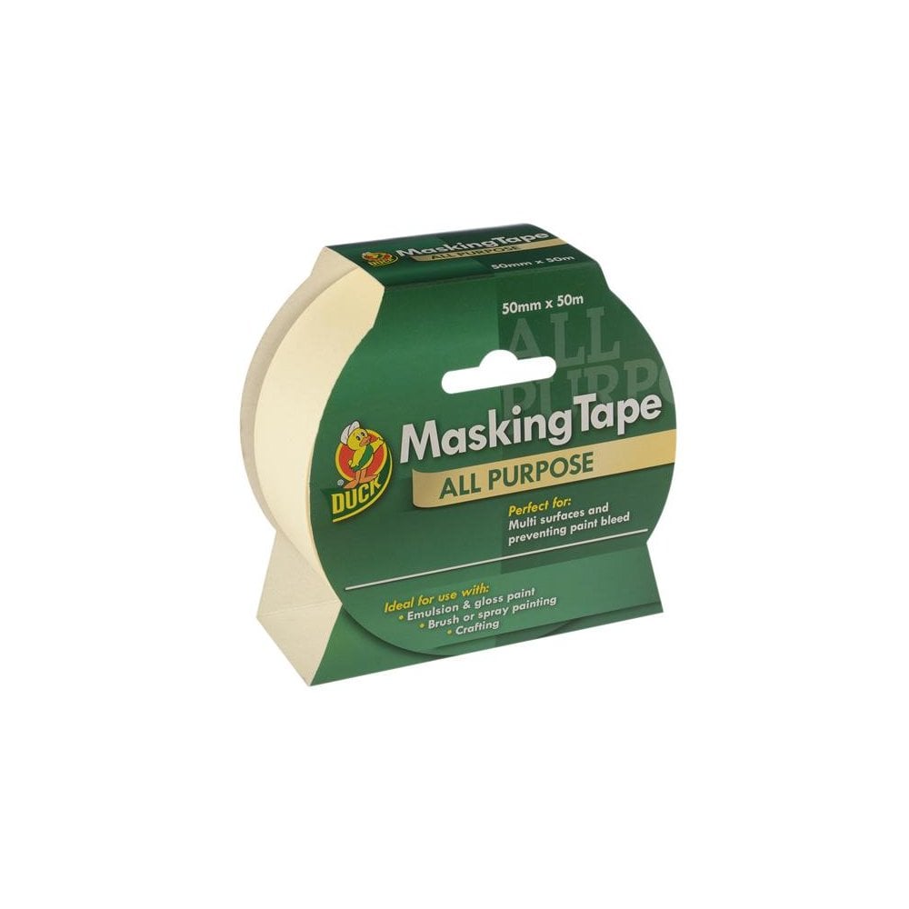 Shurtape Duck TapeÂ© All-Purpose Masking Tape 50mm x 50m