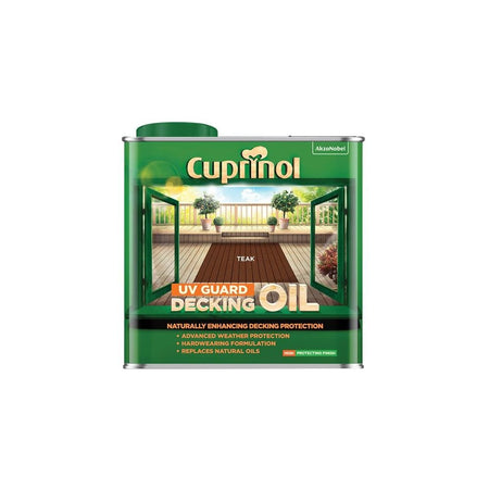 Cuprinol UV Guard Decking Oil Teak 2.5 litre