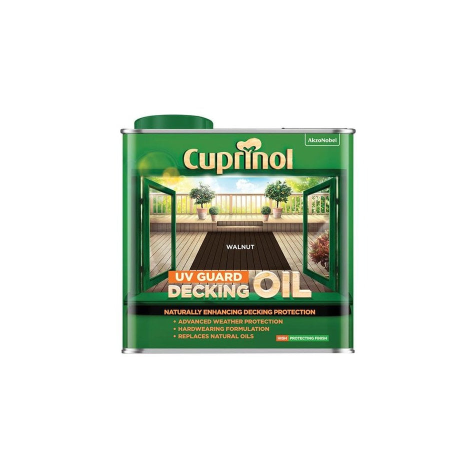 Cuprinol UV Guard Decking Oil Walnut 2.5 litre