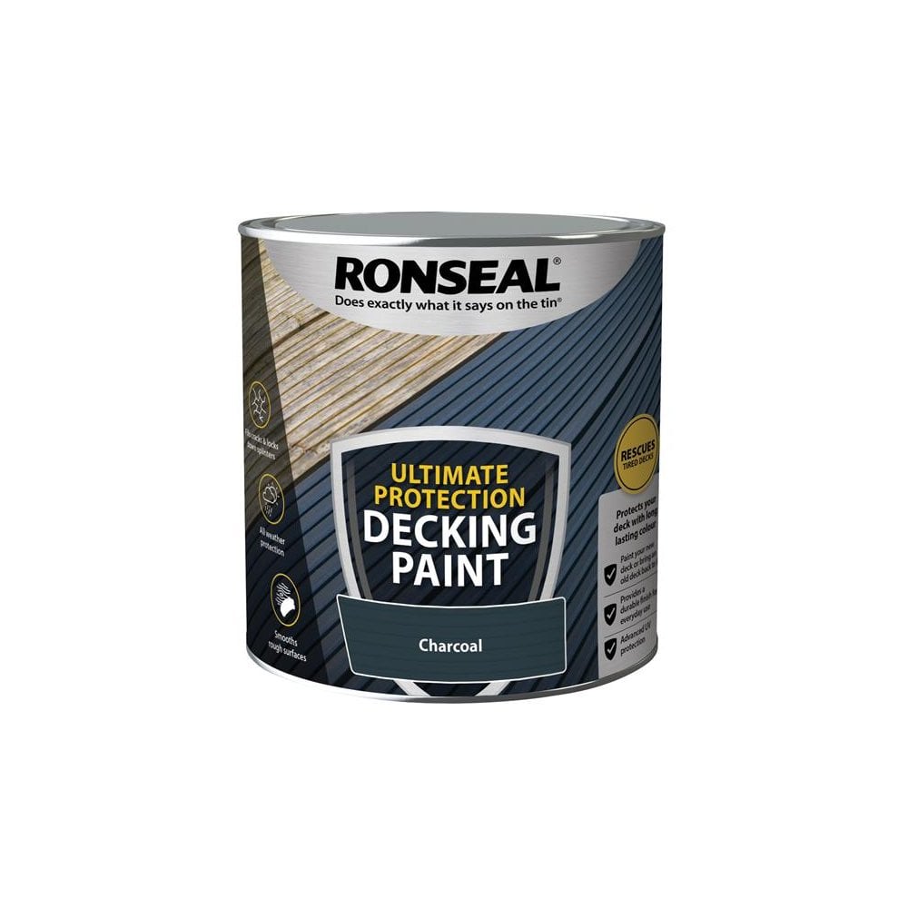 Ronseal Ultimate Protection Decking Paint Charcoal 2.5 litre
