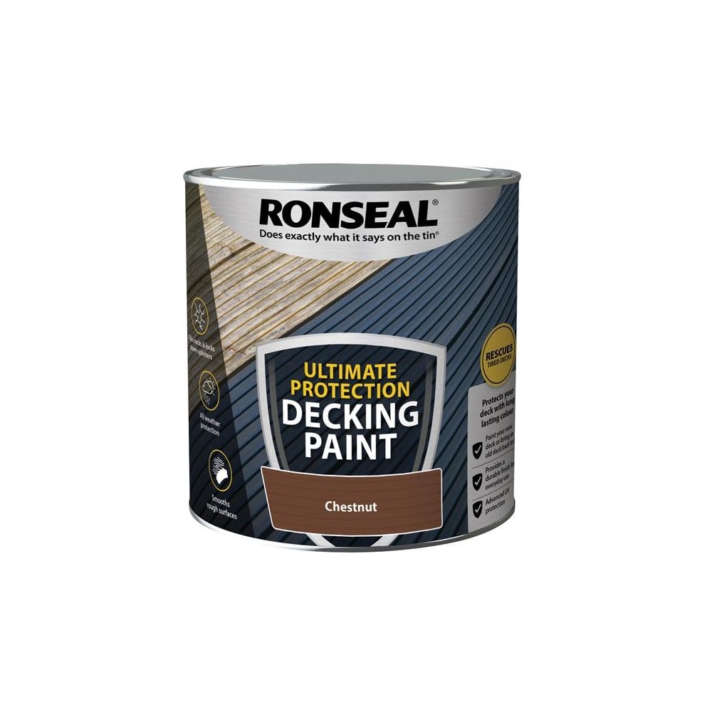 Ronseal Ultimate Protection Decking Paint Chestnut 2.5 litre