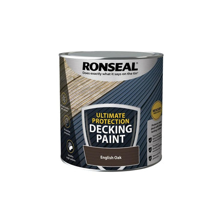 Ronseal Ultimate Protection Decking Paint English Oak 2.5 litre