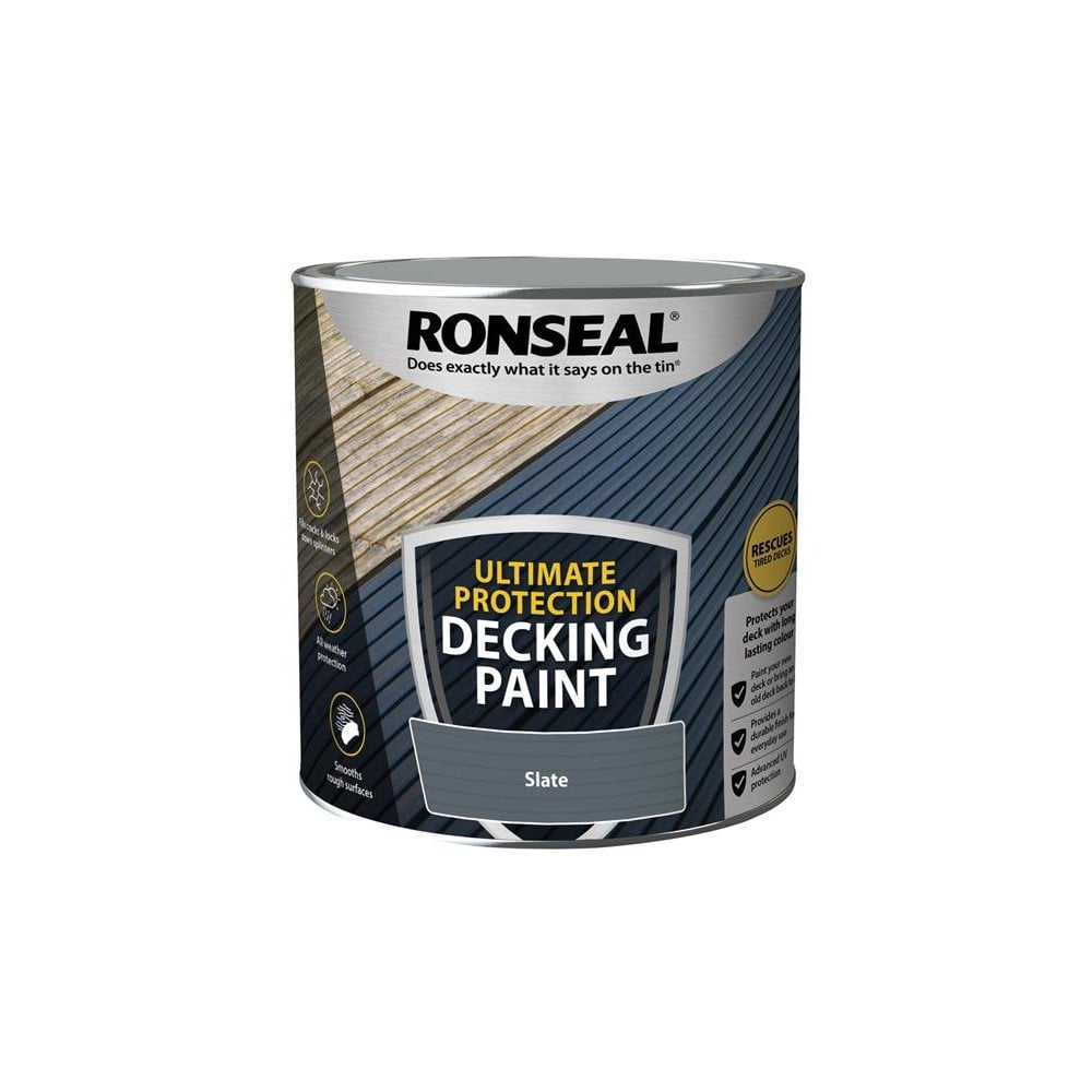 Ronseal Ultimate Protection Decking Paint Slate 2.5 litre
