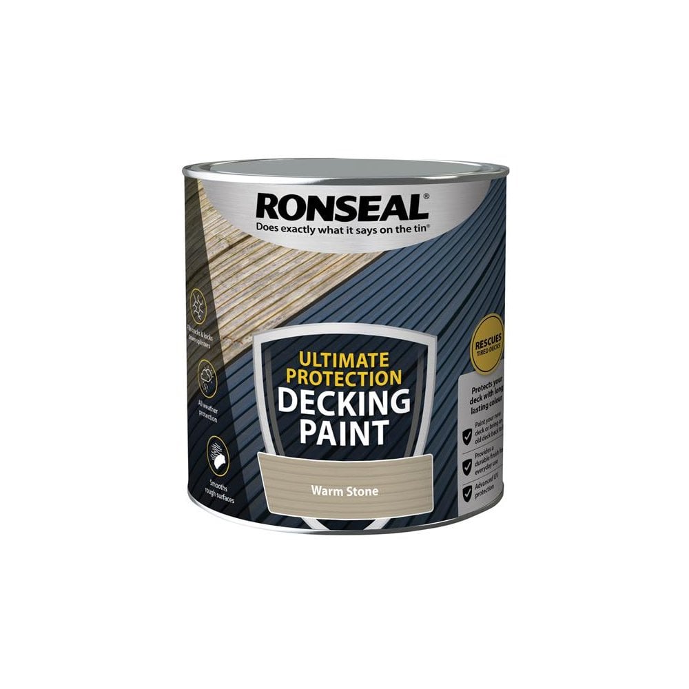 Ronseal Ultimate Protection Decking Paint Warm Stone 2.5 litre