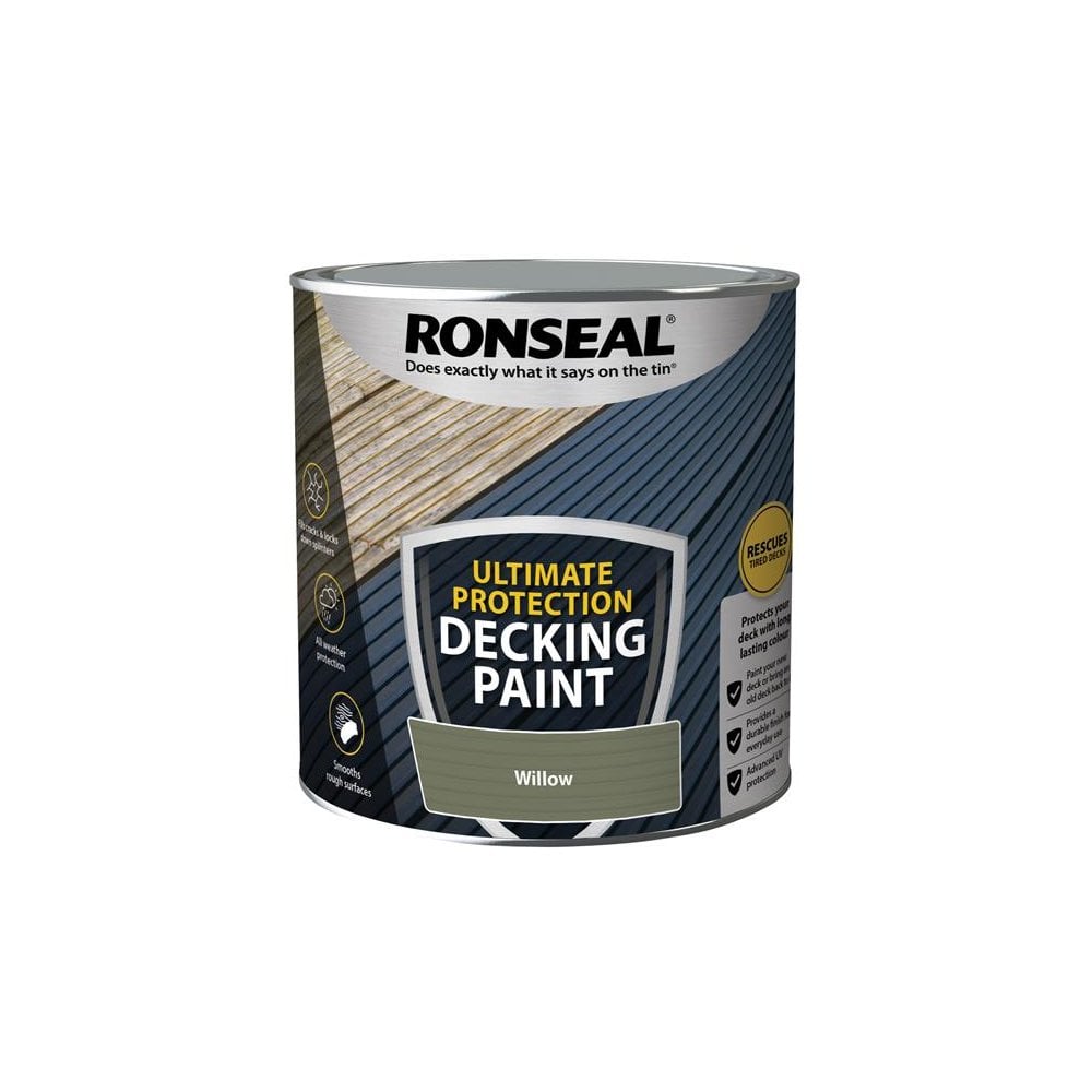 Ronseal Ultimate Protection Decking Paint Willow 2.5 litre