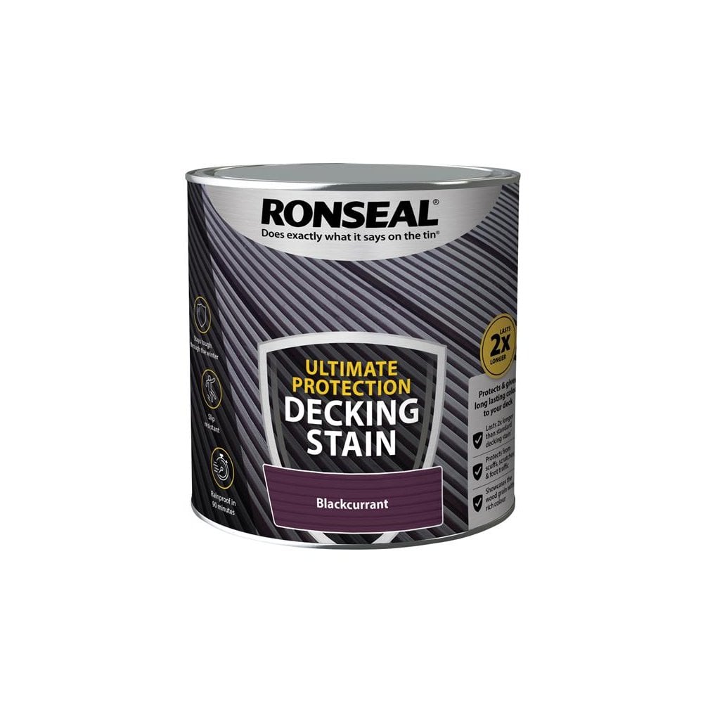 Ronseal Ultimate Protection Decking Stain Blackcurrant 2.5 litre