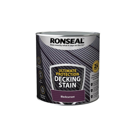 Ronseal Ultimate Protection Decking Stain Blackcurrant 2.5 litre