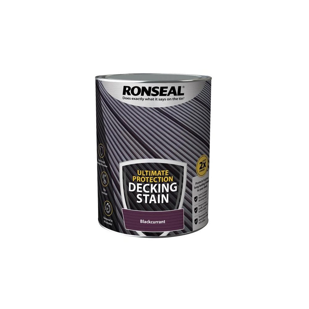 Ronseal Ultimate Protection Decking Stain Blackcurrant 5 litre