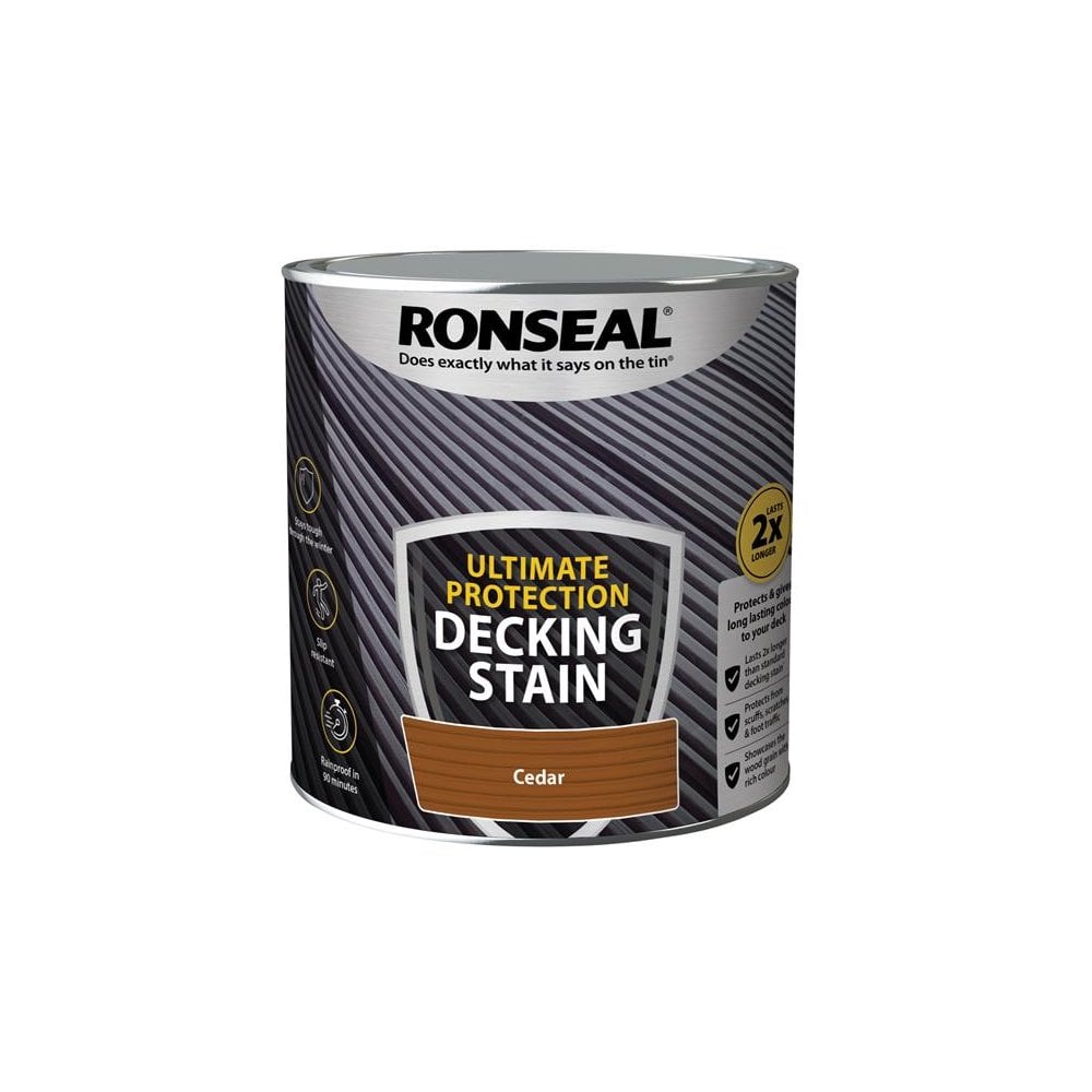 Ronseal Ultimate Protection Decking Stain Cedar 2.5 litre