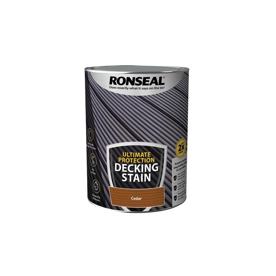 Ronseal Ultimate Protection Decking Stain Cedar 5 litre