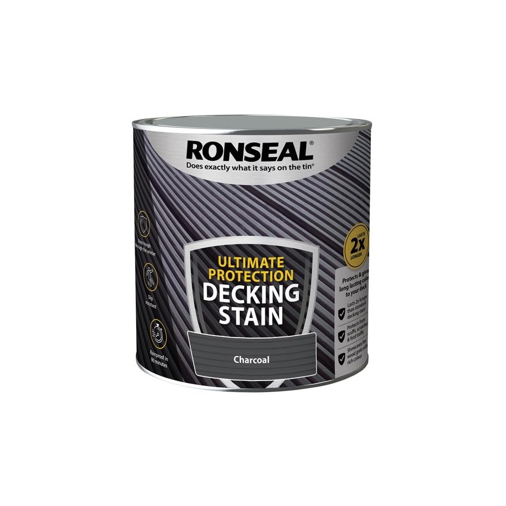 Ronseal Ultimate Protection Decking Stain Charcoal 2.5 litre
