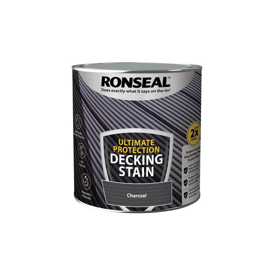 Ronseal Ultimate Protection Decking Stain Charcoal 2.5 litre