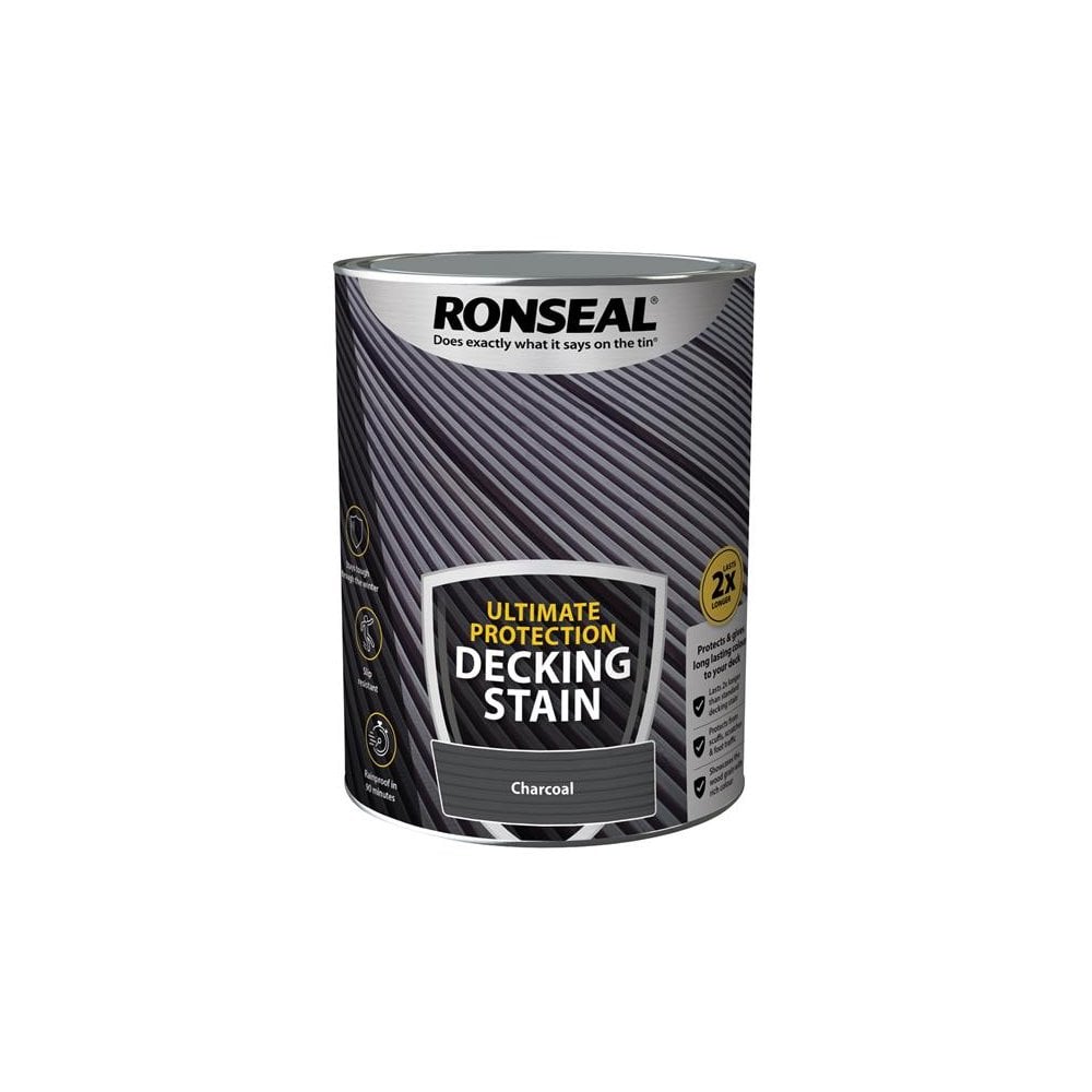 Ronseal Ultimate Protection Decking Stain Charcoal 5 litre