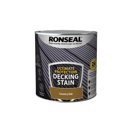 Ronseal Ultimate Protection Decking Stain Country Oak 2.5 litre