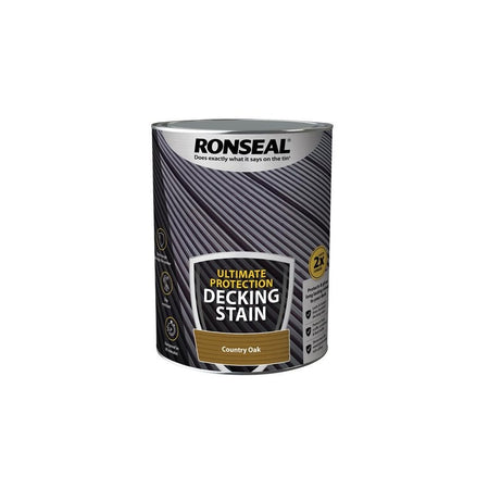 Ronseal Ultimate Protection Decking Stain Country Oak 5 litre