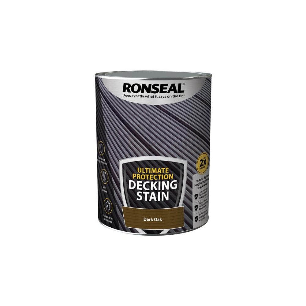 Ronseal Ultimate Protection Decking Stain Dark Oak 5 litre