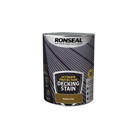 Ronseal Ultimate Protection Decking Stain Medium Oak 5 litre