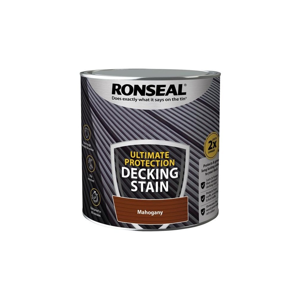 Ronseal Ultimate Protection Decking Stain Rich Mahogany 2.5 litre