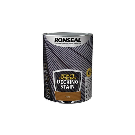 Ronseal Ultimate Protection Decking Stain Rich Teak 5 litre