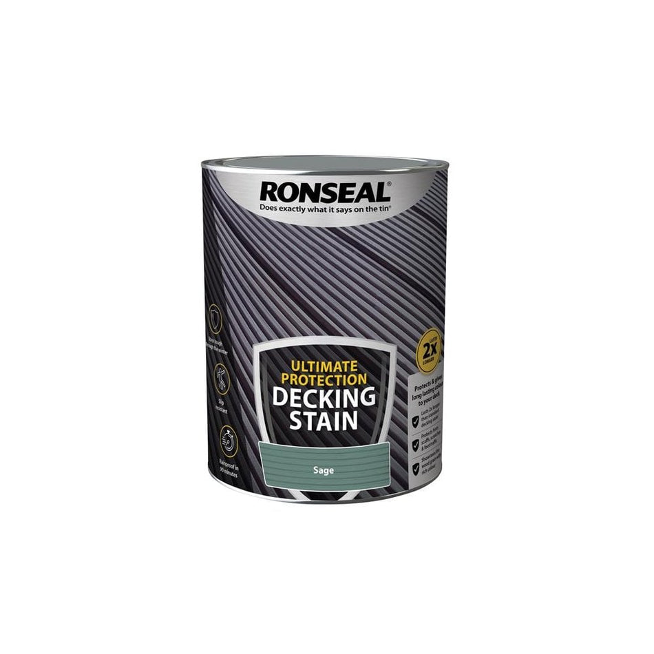 Ronseal Ultimate Protection Decking Stain Sage 5 litre