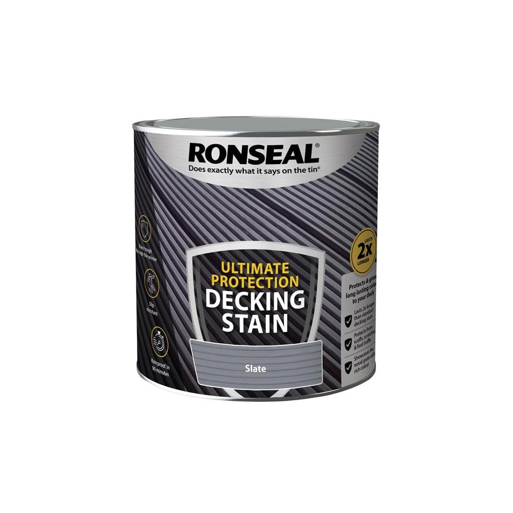 Ronseal Ultimate Protection Decking Stain Slate 2.5 litre