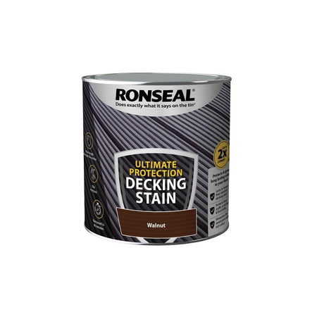 Ronseal Ultimate Protection Decking Stain Walnut 2.5 litre