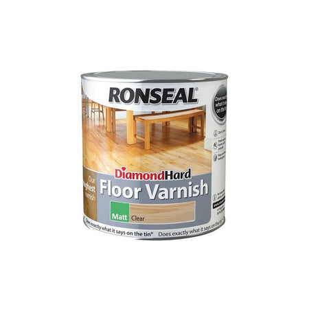 Ronseal Diamond Hard Floor Varnish Matt 2.5 litre