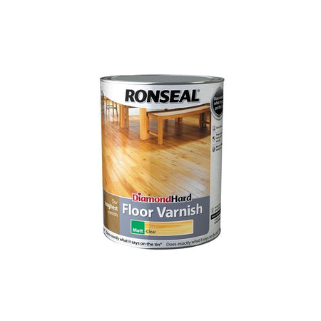 Ronseal Diamond Hard Floor Varnish Matt 5 litre
