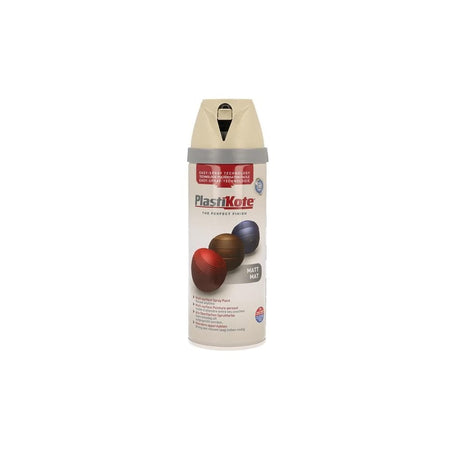 PlastiKote Twist & Spray Matt French Grey 400ml