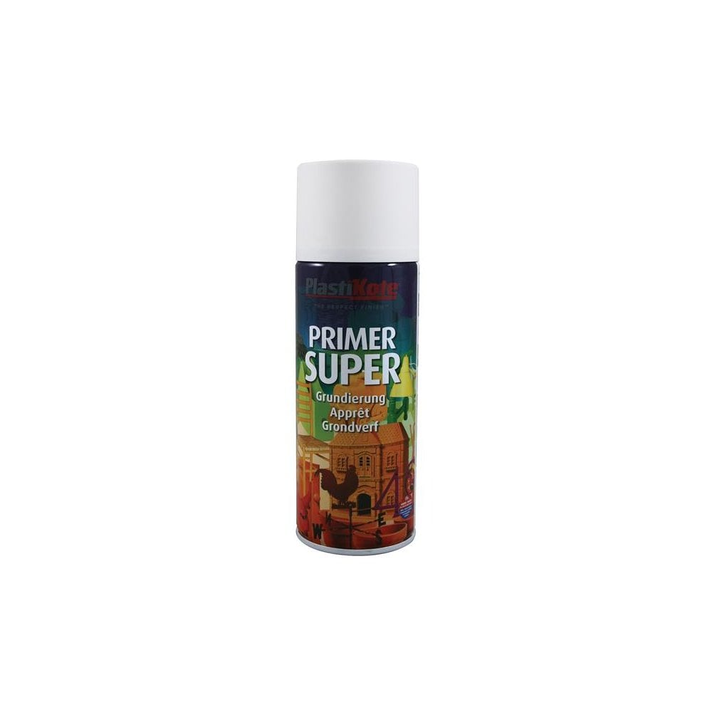 PlastiKote Super Spray Primer White 400ml