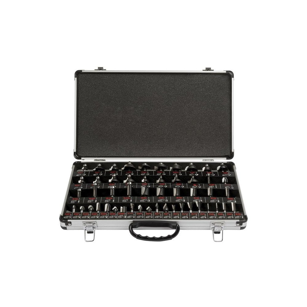 Trend 1/4in TCT Router Bit Starter Set, 50 Piece