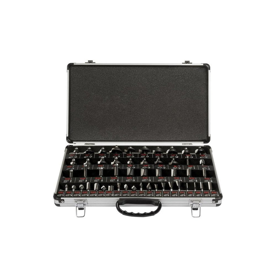 Trend 1/4in TCT Router Bit Starter Set, 50 Piece