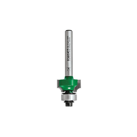 Trend C074 x 1/4 TC Round Over Two Flute Cutter 3.2 x 9.5mm