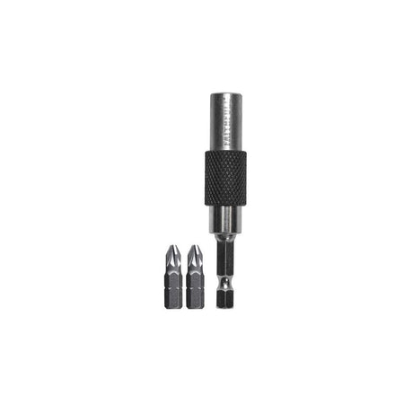 Faithfull 15Ã¸ Flexi Bit Holder 75mm & PZ2(x2) Bits