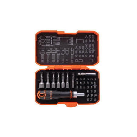 Bahco 59/S36BCR Ratcheting Coloured Bit Set, 36 Piece