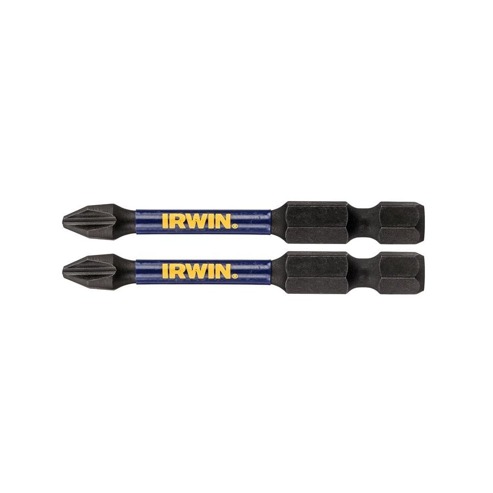 IRWINÂ© Impact Pro Performance Screwdriver Bits PH2 57mm (Pack 2)